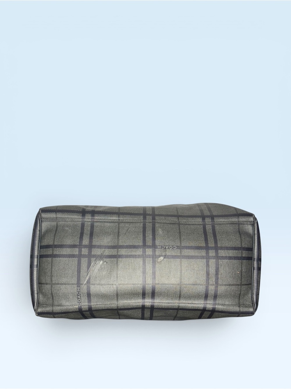 Coach Duffle Black Gray Weekender - Picture 8 of 13